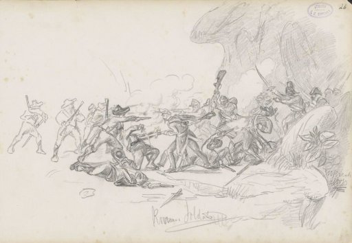 Fight Between Robbers and Soldiers