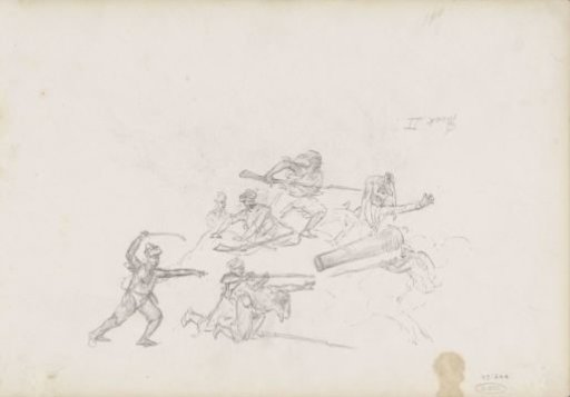 Fighting soldiers