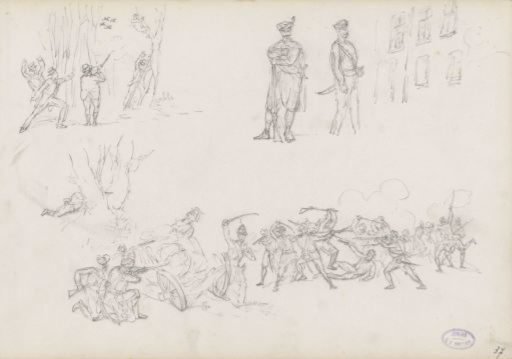 Study Sheet with Soldiers