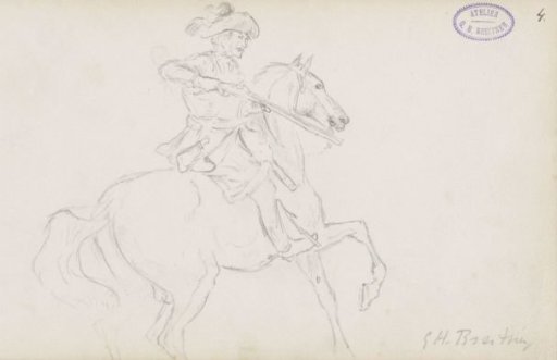 Rider with a musket