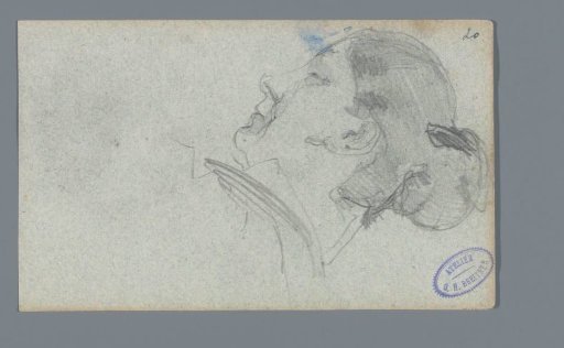 Bent female head