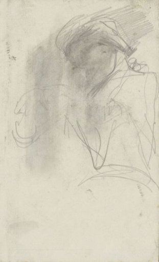 Woman with raised arms