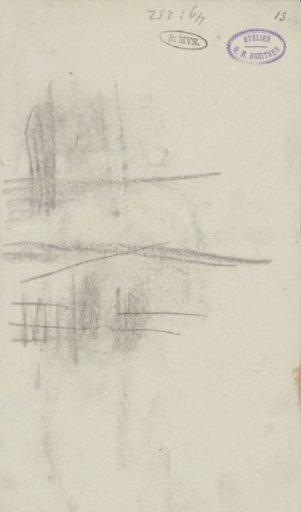 Study, possibly of a landscape