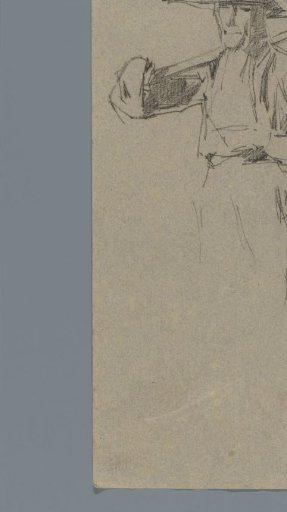 Standing Man with Hat and Bundle