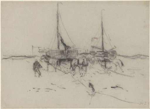 Fishing boats on the beach