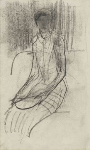 Woman on a bench