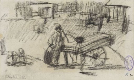 Handcart on the Leidseplein in Amsterdam