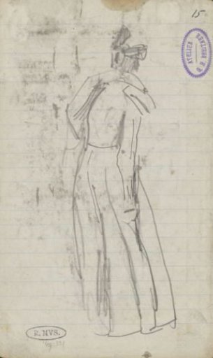 Standing Woman, Seen from Behind