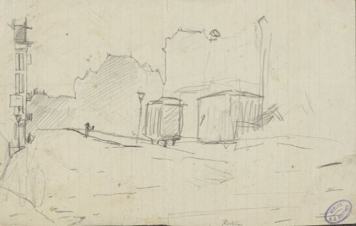 Rokin in Amsterdam, viewed from the Artists' Association Arti et Amicitiae