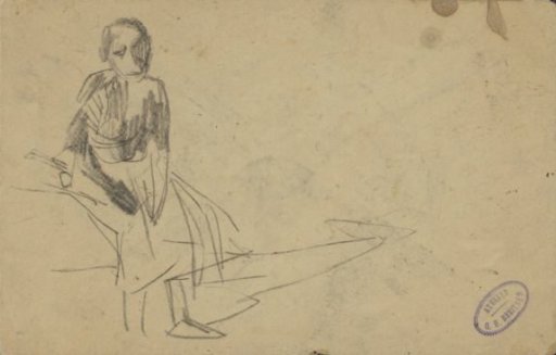 Seated woman