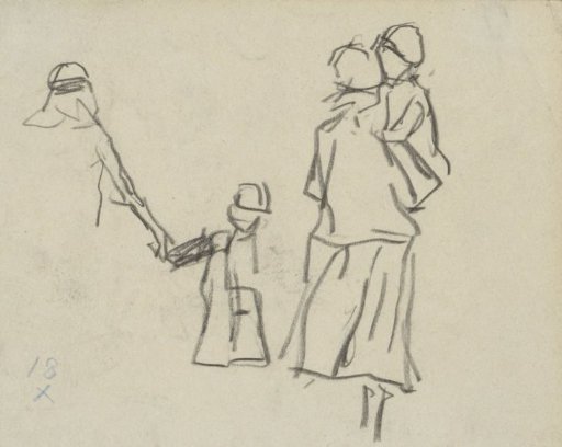 Two Women with Children