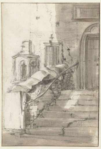 Stairs of the Sint-Elisabeth Gasthuis in Amsterdam
