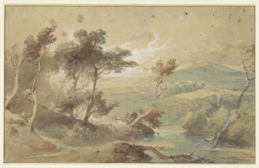 Mountain landscape with river