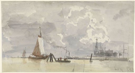View of the IJ in Amsterdam