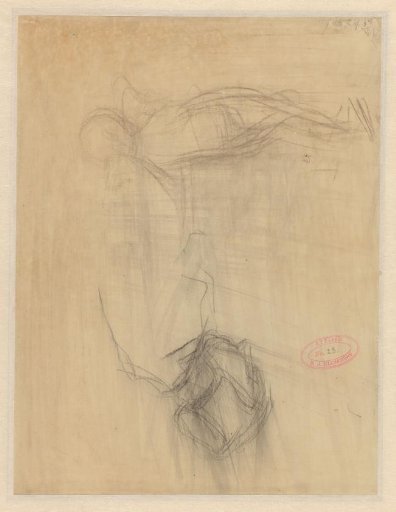 Woman with cap and standing child