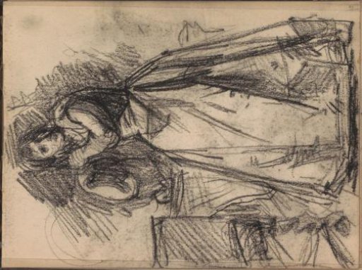 Woman Attending to Her Hair