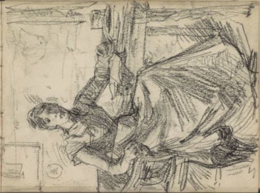 Woman at a Table in an Interior