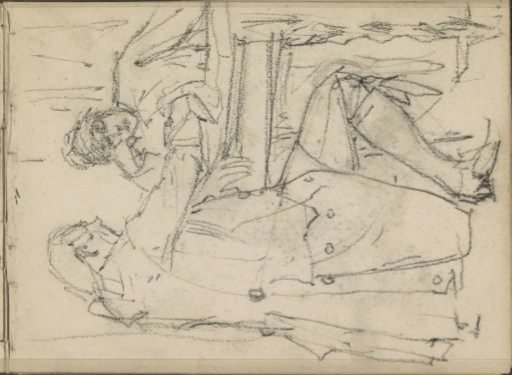 Man and Woman at a Table