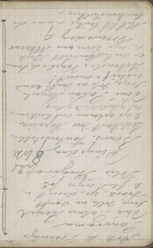 Sheet with notes