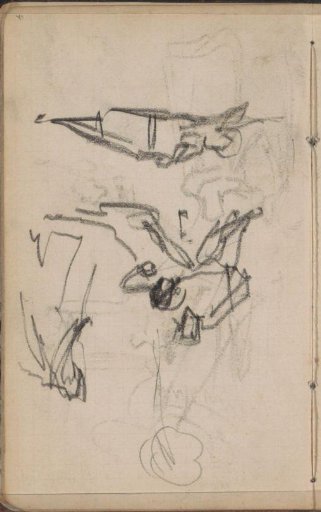 Figure studies, including a reclining figure