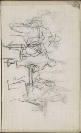 Three Men at a Café Table