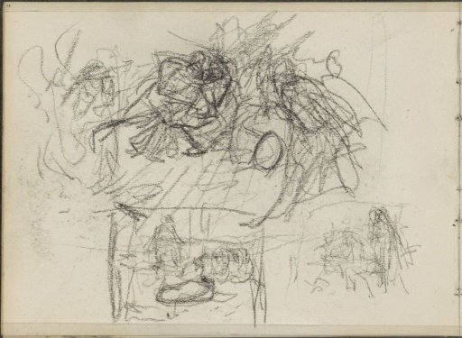 Study Sheet, Including a Group of Figures