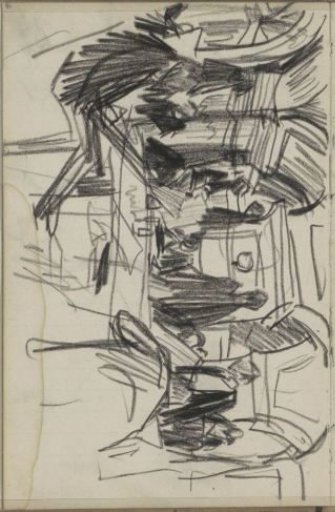Men in an interior, possibly a café or restaurant