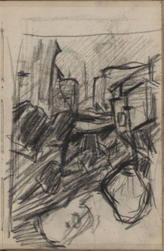 Study, possibly a street