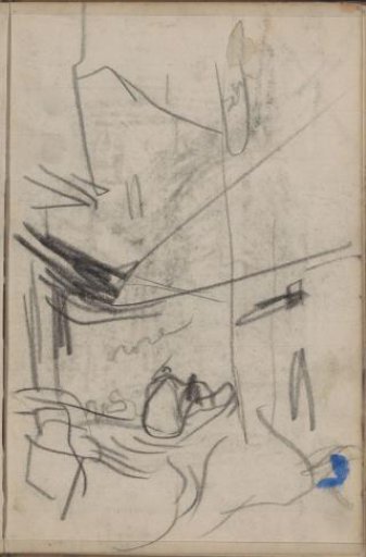 Street with a figure