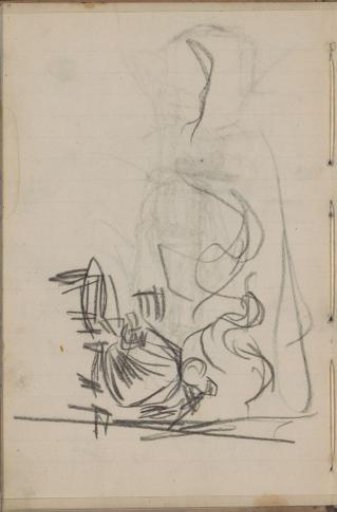 Two Seated Figures