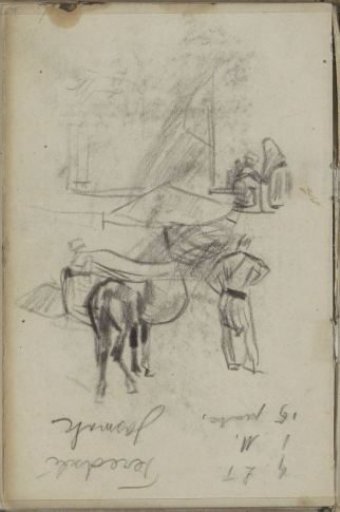 Horse and figure studies
