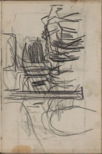 Horses by a Column