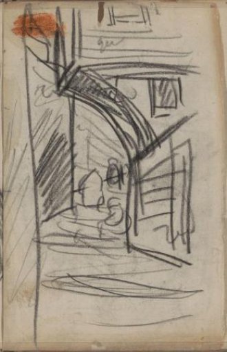 Figures in an Alley