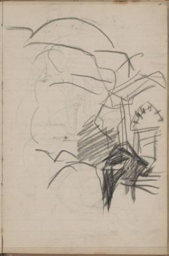 Study Sheet, Including a Pointed Arch