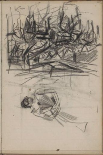 Study sheet, including a figure study