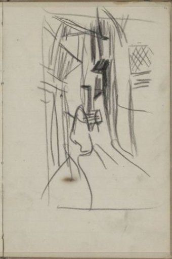 Figure in a narrow street