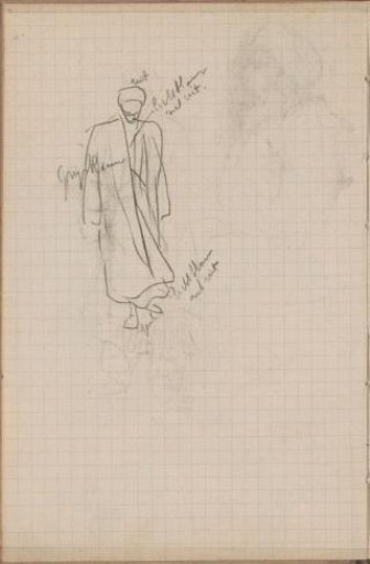 Standing Figure in Oriental Dress