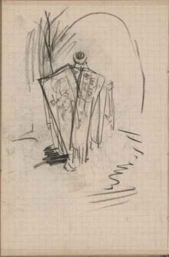 Figure with a Staff