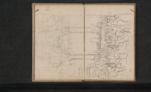 Procession of Horsemen at a Colonnade