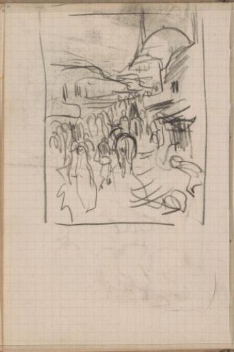 Street scene with figures