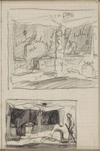 Figures in a street