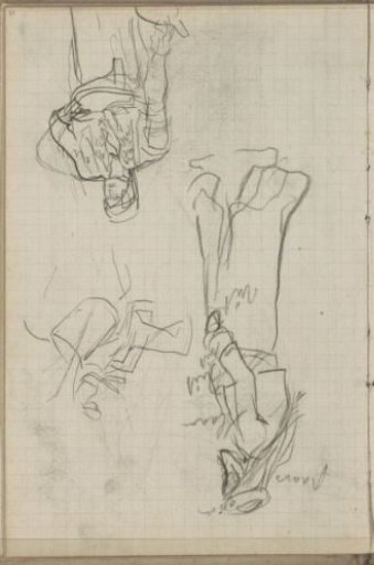 Three figures, including a rider