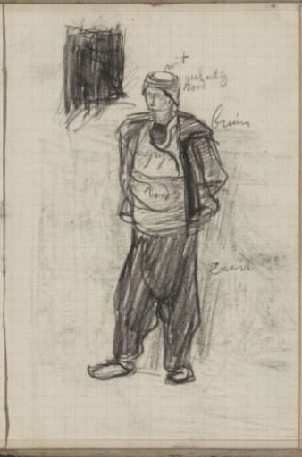 Standing man in Eastern dress