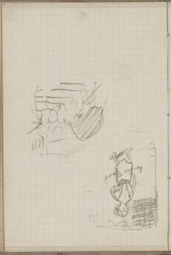 Study sheet, including a child in Eastern dress