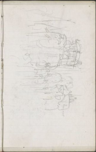 Procession of figures and elephants