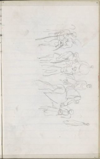 Group of Indians, including one rider