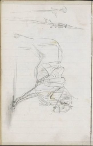 Saddled horse