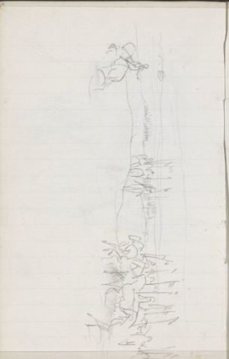Landscape with Indian soldiers on horseback