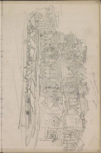 Row houses in an Indian city