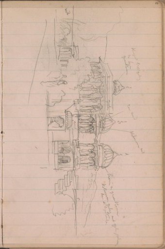 Building with domed roofs